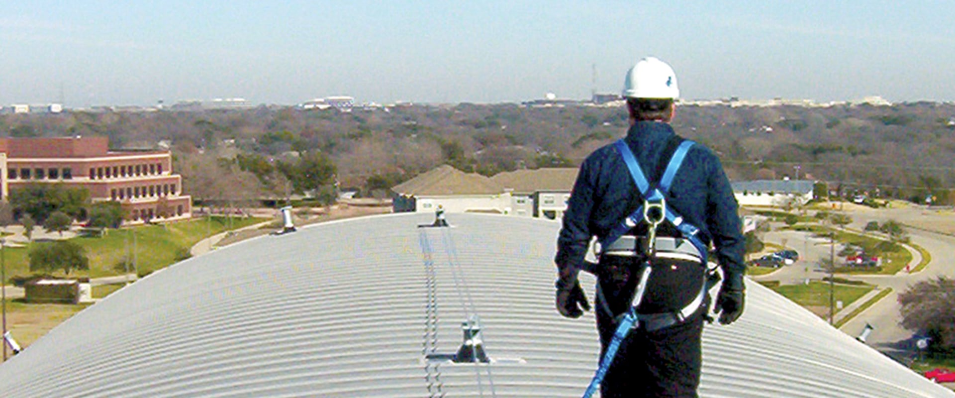 Is fall protection required on roofs?