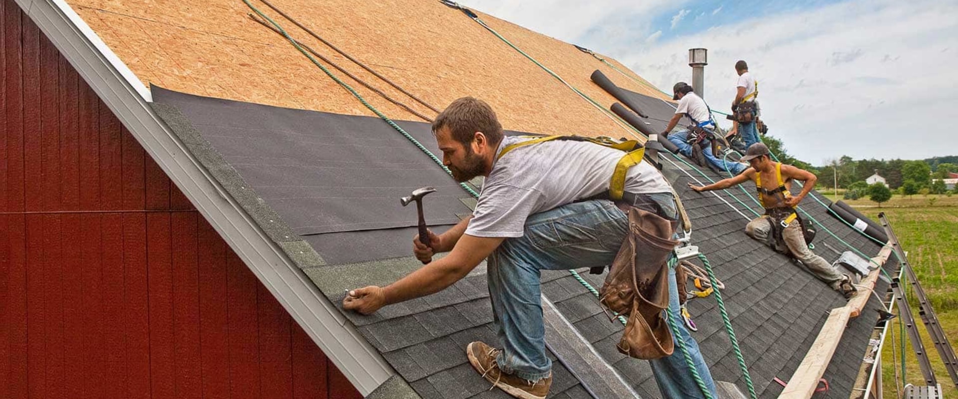 What happens if it rains before roof is finished?